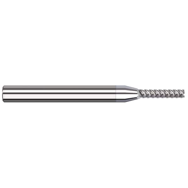End Mill for Aluminum Alloys - Square, 0.0150" (1/64), Number of Flutes: 4